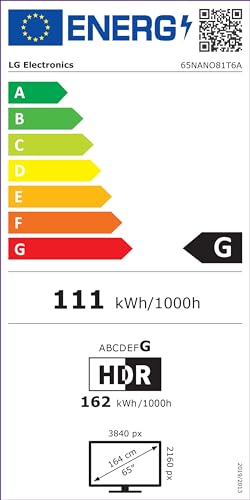 LG 65NANO81T6A NanoCell 4K Fernseher 65 Zoll (2024)