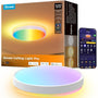 Govee Smart LED Deckenlampe RGBIC - Matter Ø38cm, rund, RGBIC-farbig. Bietet smarte, individuell steuerbare Raumbeleuchtung.