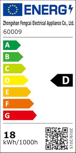 Airwit 106cm Deckenventilator mit Licht und Fernbedienung