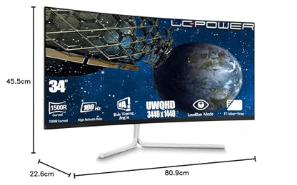 LC-Power LC-M34-UWQHD-100-C-V3 Gaming Monitor 34" Curved