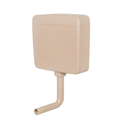 Belvit WC-Spülkasten Aufputz – 3-9L Bahama Beige. Rechteckiger Aufputz-Spülkasten zur Toilettenspülung.