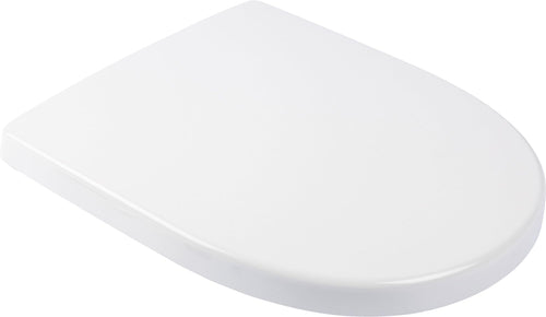Calmwaters WC Sitz Keramag iCon D-Form Absenkautomatik Weiss. D-förmiger, weisser WC-Sitz mit Absenkautomatik für Keramag iCon.