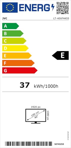 JVC LT-40VF4455 Full HD LED Fernseher - 40 Zoll Schwarz