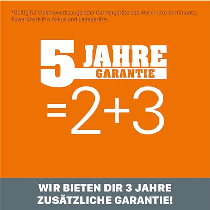WORX WX272.9 Nitro Bürstenloser Akku Schlagschrauber 20V - Ohne Akku/Ladegerät