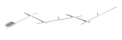 Trio Leuchten Indira 674610507 LED Deckenleuchte - Nickel matt. Flache, runde Leuchte in Nickel matt für blendfreie Raumbeleuchtung.