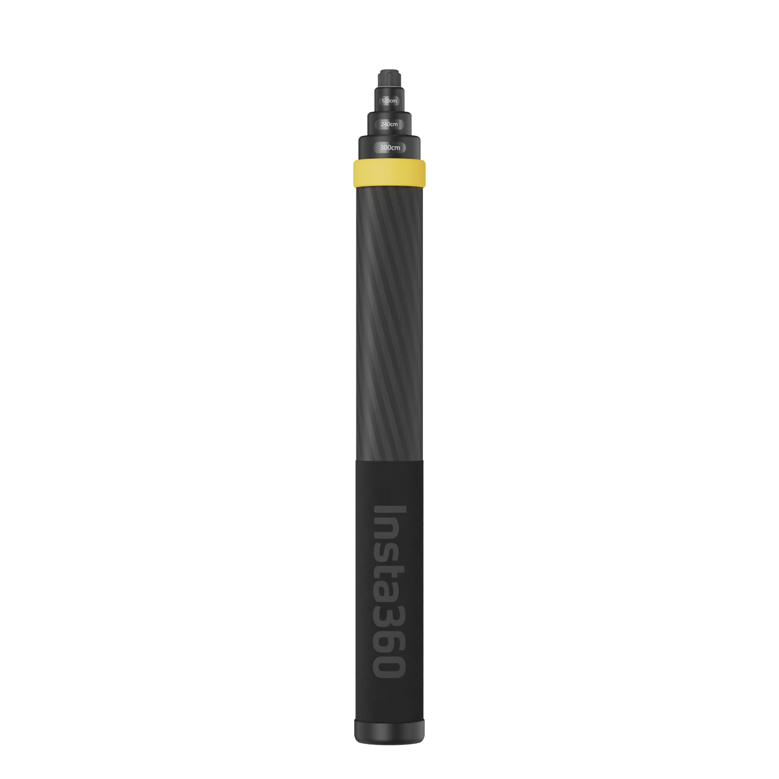 Insta360 Selfie-Stick für X3, ONE RS, ONE X2 Kameras - 3m, schwarzer Teleskopstab für flexible Aufnahmeperspektiven.
