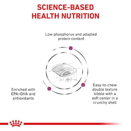 Royal Canin Veterinary Renal Select Diät-Alleinfutter Katze Nieren 4 kg. Weiß-blauer Beutel Trockenfutter zur Nierenunterstützung bei Katzen.