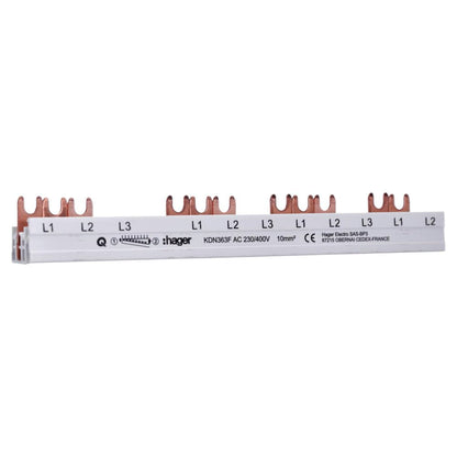 Hager FI/LS Sicherungsset - 1x FI 4P, 8x LS 1P, Sammelschiene