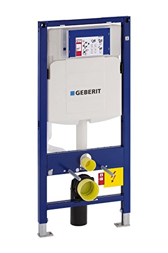 Geberit Duofix Vorwandelement für Wand-WC - 111300005. Blauer Stahlrahmen. Für Wand-WC-Montage und Unterputz-Spülkasten.