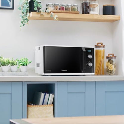 Samsung MG23K3614AW/EG Mikrowelle mit Grill 23L – Weiss