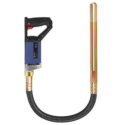 Anbull Innenrüttler 1300W – 1m Rüttelschlauch, 35mm Flasche. Elektrisches Gerät mit flex. Schlauch verdichtet Frischbeton.