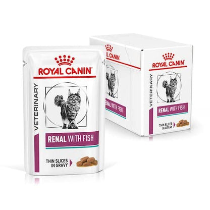 Royal Canin Vet Renal Fish Diät Katzenfutter – 4x12x85g