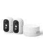 eufy eufyCam C35 Überwachungskamera, 2er-Pack, Farbnachtsicht, weiss – kabellose Kamera für innen und aussen