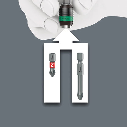 Wera Kraftform Kompakt 60 RA-R 1 Bit-Set - 17-teilig