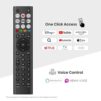 Hisense 65E7Q Fehrnseher - 65 Zoll 4K UHD QLED Smart TV