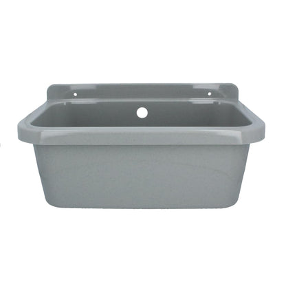 Instalguru Ausgussbecken 55x34x21cm Grau aus Polypropylen