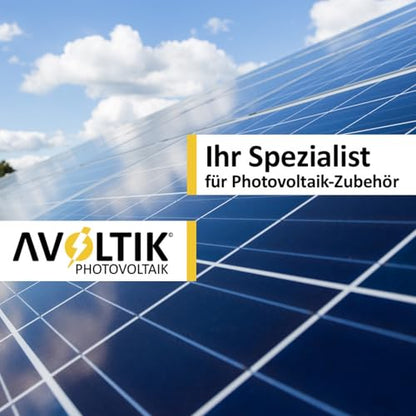Avoltik Balkonkraftwerk Halterung Geländer – 2er Set verstellbar