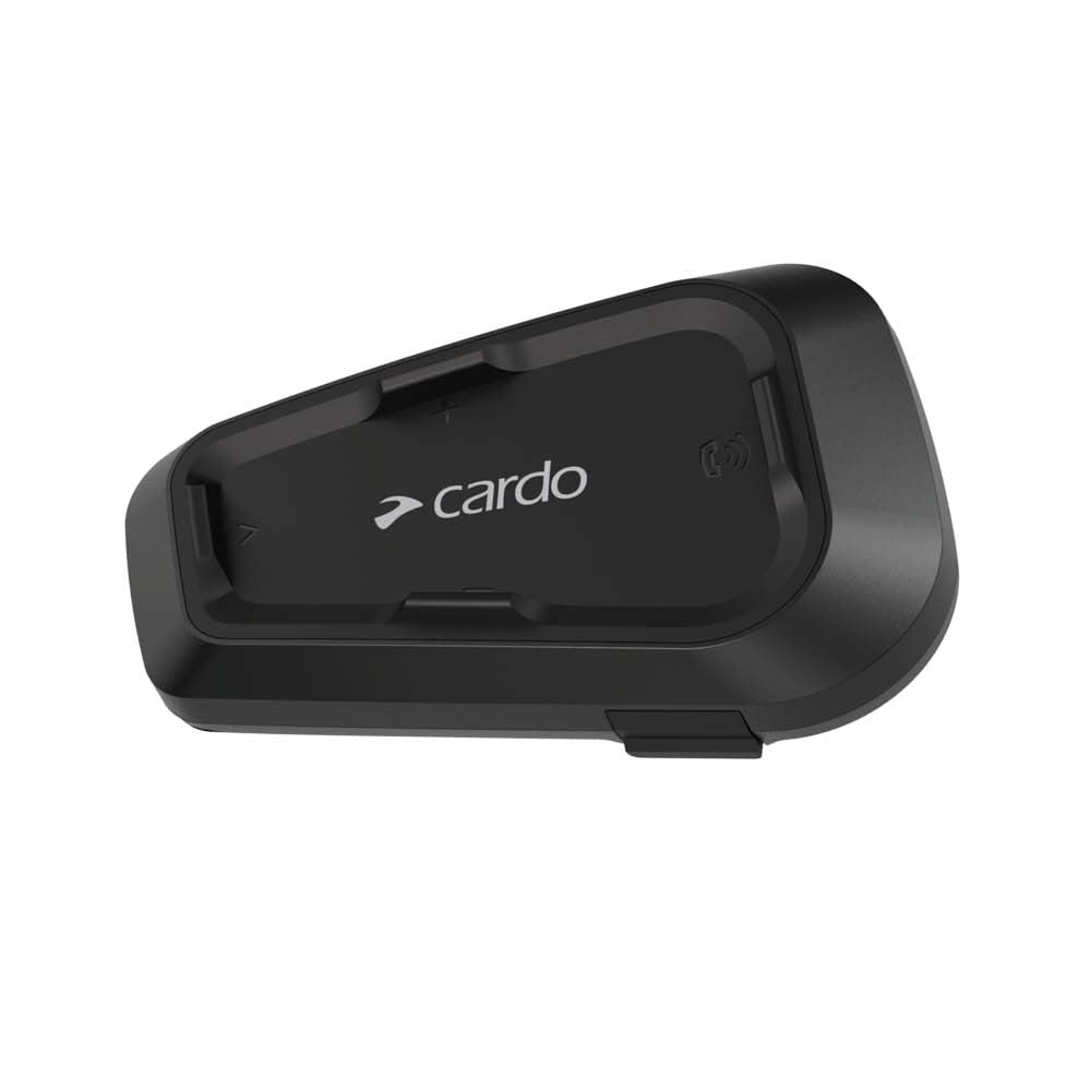 Cardo Spirit Motorrad Bluetooth Kommunikationssystem Headset schwarz, Intercom für zwei Fahrer