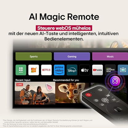 LG OLED55B59LA 4K OLED TV 55 Zoll 120Hz - 2025 Modell