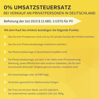 Avoltik Solar Halterung Ziegeldach Montageset - 2 Module (30-45mm)