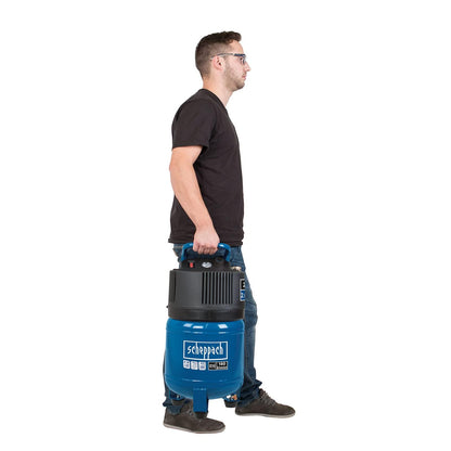 Scheppach HC24V Druckluft Kompressor stehend 24L ölfrei
