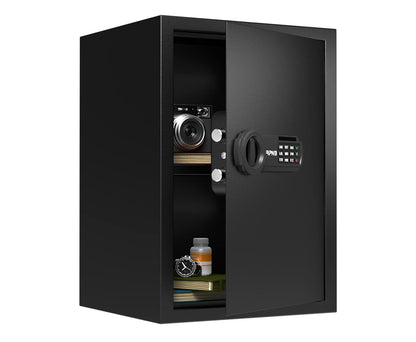 RPNB Luxus Elektronischer Tresor Zifferntastatur 51L. Rechteckiger Stahlsafe mit digitaler Zifferntastatur zum Schutz von Wertsachen.