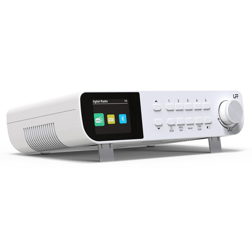 LFF Küchenradio DAB+ Unterbau - Bluetooth & Farbdisplay, rechteckig, mit Farbdisplay. Für DAB+ & Bluetooth-Streaming.
