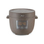 Yum Asia Tsuki Mini-Reiskocher 0.45L Keramikschüssel - Pebble Grey. Grauer Reiskocher mit Keramikschüssel, kocht 3 Tassen Reis für 1-2 Personen.