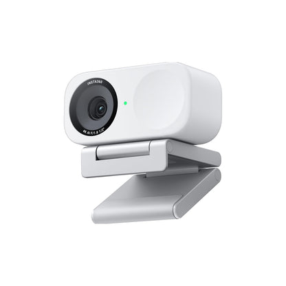 Insta360 Link 2C Standard Bundle Intelligente 4K Webcam Polarweiss. Kompakte, drehbare Webcam für Streaming, Videocalls.