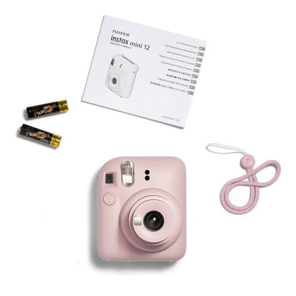 Fujifilm Instax Mini 12 Sofortbildkamera Blossom Pink mit 20 Aufnahmen
