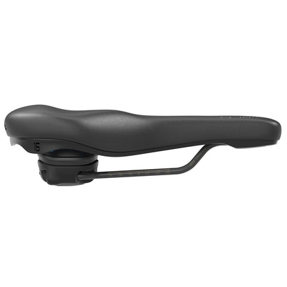SQlab 602 Ergolux Active 2.1 Trekking & City Fahrradsattel - 15 cm Schwarz