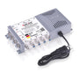 DUR-line MS 5/8 G-HQ SAT Multischalter - 8 Teilnehmer. Kompaktes, silbernes Metallgehäuse. Verteilt 5 SAT-Signale an 8 Teilnehmer.