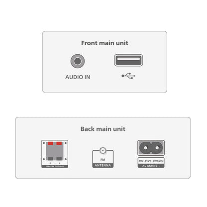 Philips TAM3205M2 HiFi Mikroanlage – CD, USB, Bluetooth