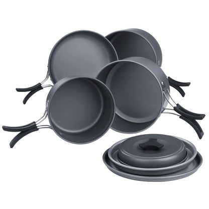 yourGEAR Ranger V Camping Kochgeschirr Set 7-teilig für 4-5 Personen
