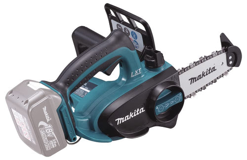 Makita DUC122Z Top Handle Akku-Kettensäge 18V - ohne Akku/Ladegerät. Kompakt zum Äste entasten & Holzzuschnitt.