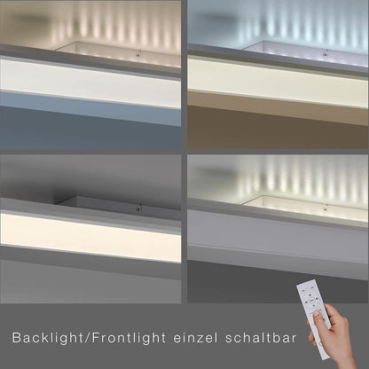 SellTec LED Panel 120x30cm Deckenleuchte - Dimmbar, CCT, Indirekt