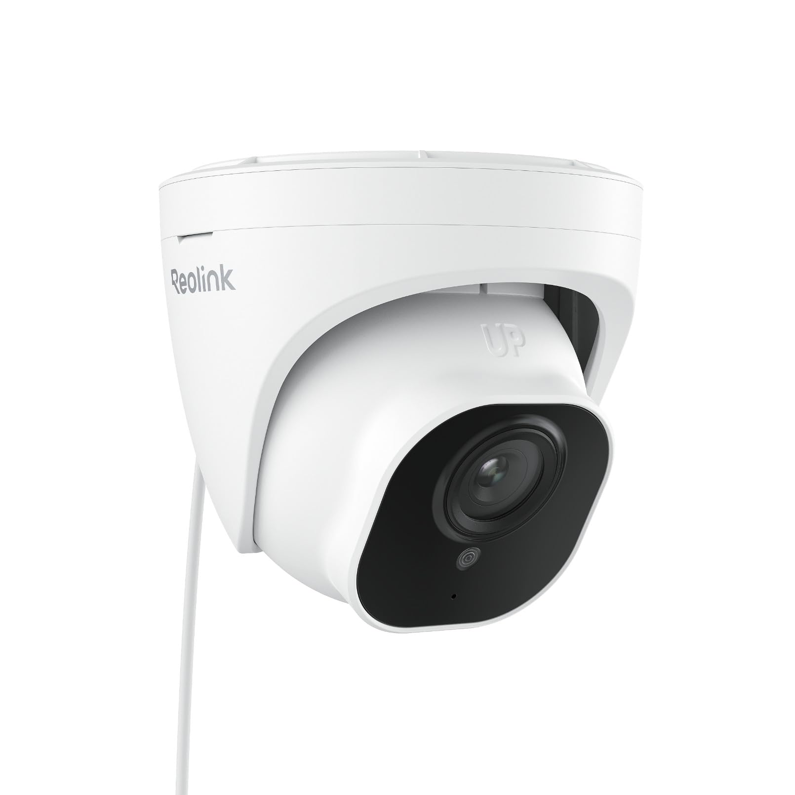 Reolink RLC-520A 5MP PoE IP Kamera Outdoor mit Smart Erkennung. Weiße, zylindrische Kamera zur Außenüberwachung.