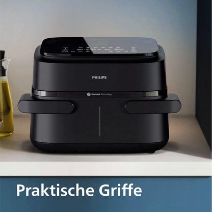 Philips Airfryer 1000 Series Flexible Basket - 7.1L Schwarz NA154/00