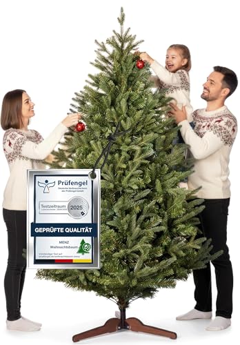 4smile Weihnachtsbaum künstlich realistisch - 180 cm Dunkelgrün. Kegelförmiger Baum zur festlichen Dekoration. Schafft weihnachtliche Atmosphäre.