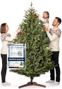 4smile Weihnachtsbaum künstlich realistisch - 180 cm Dunkelgrün. Kegelförmiger Baum zur festlichen Dekoration. Schafft weihnachtliche Atmosphäre.