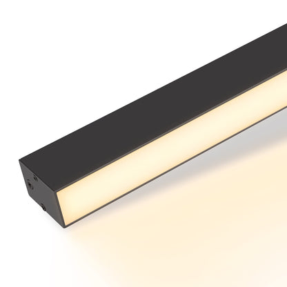 Glitzerlife LED Deckenleuchte 107cm Schwarz Dimmbar