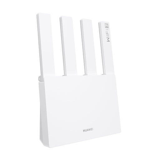HUAWEI WiFi BE3 Dualband Wi-Fi 7 Router - BE3600, weiß, rechteckig. Verbindet Geräte via Wi-Fi 7 mit dem Internet.