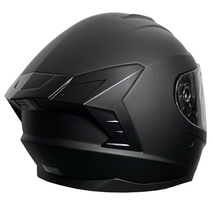 RALLOX M72 Integralhelm Motorradhelm schwarz matt Grösse M