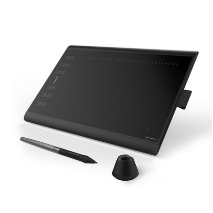 HUION Inspiroy H1060P Grafiktablett mit batterielosem Eingabestift und 12 Express-Tasten