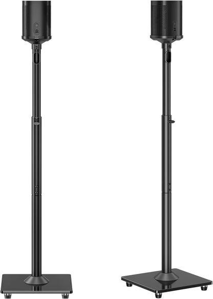 ELIVED EV5024 Lautsprecherständer für Sonos Era 100 & One (Paar): Schlanke, schwarze Ständer für optimale Stereo-Positionierung der Era 100/One.