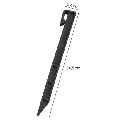 UNIGARDIA DECORERDANKER Erdanker Kunststoff 250 mm 40 Stück schwarz