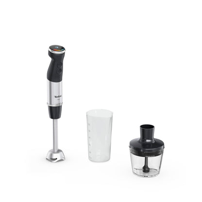 Tefal Quickchef+ Stabmixer und Zerkleinerer - Schwarz HB672830. Schwarzer Stabmixer und Zerkleinerer zum Pürieren und Zerkleinern.