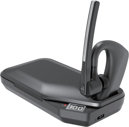 Conambo K10C Bluetooth Headset mit Ladeetui und Dual-Mikrofon, In-Ear-Ohrhörer mit Ohrbügel