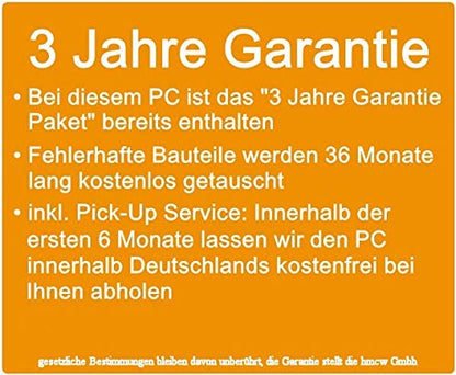 shinobee Intel i5 12400F Business PC - 32GB RAM, 1TB SSD, Win11, WLAN