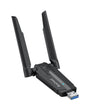 BrosTrend AXE3000 WiFi 6E Linux USB WLAN Adapter Tri-Band mit zwei einstellbaren Antennen